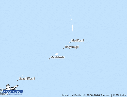 Mappa MICHELIN Dhiyamigili - ViaMichelin