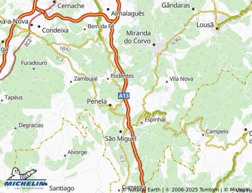 MICHELIN-Landkarte Quinta da Boiça - ViaMichelin