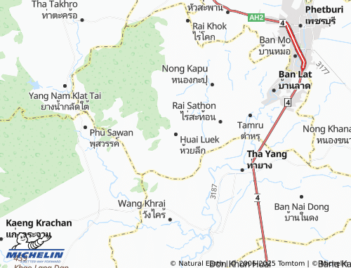 MICHELIN Huai Luek map - ViaMichelin