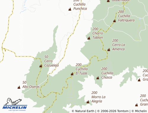 Carte MICHELIN San José - ViaMichelin