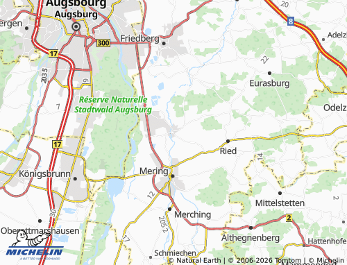 Mappa MICHELIN Kissing - ViaMichelin