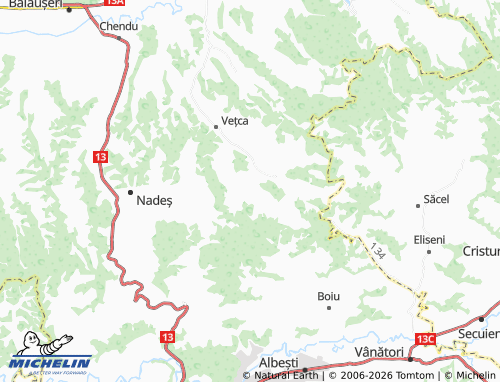 MICHELIN Jacu map - ViaMichelin