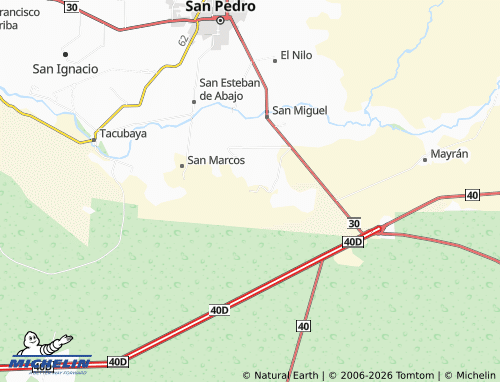 Mapa MICHELIN Sofía de Abajo, Santa Sofía - ViaMichelin