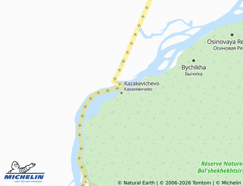 MICHELIN-Landkarte Kazakevichevo - ViaMichelin