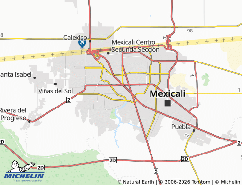 MICHELIN-Landkarte Hidalgo - ViaMichelin