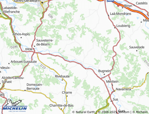 Carte MICHELIN Laàs - ViaMichelin