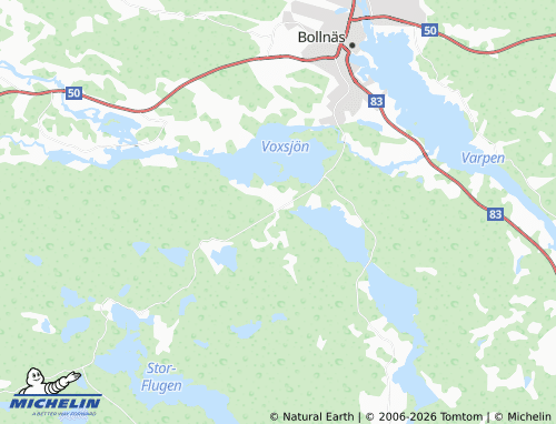 Carte MICHELIN Hertsjö - ViaMichelin