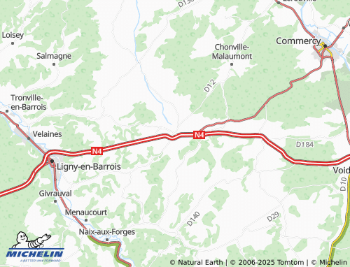 MICHELIN-Landkarte Saint-Aubin-sur-Aire - ViaMichelin