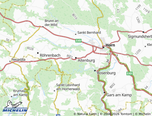 MICHELIN Altenburg map - ViaMichelin
