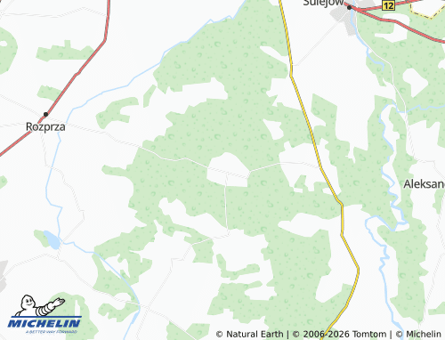 Carte MICHELIN Lubień - ViaMichelin