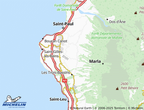 Mapa MICHELIN Tan Rouge - ViaMichelin