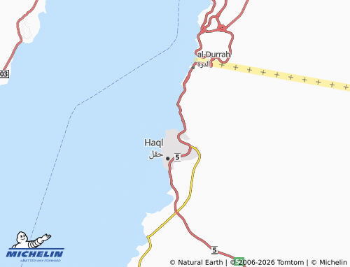 Mappa MICHELIN al-Sabkhah - ViaMichelin