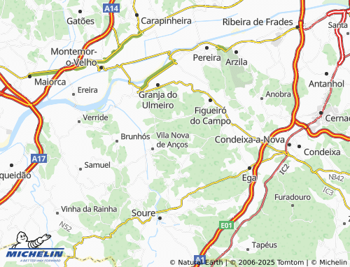 Carte MICHELIN Casal do Vale Grande - ViaMichelin
