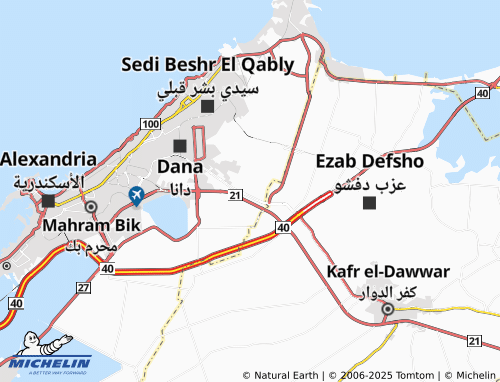 Kaart MICHELIN Khourshid al-Bahriyyah - ViaMichelin