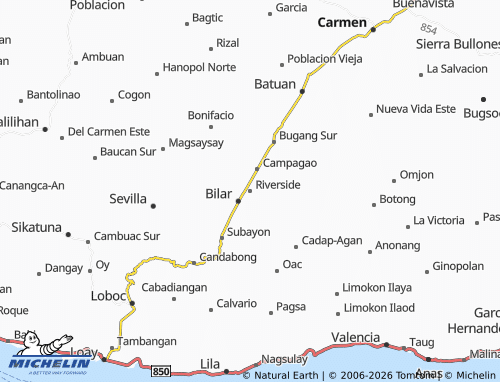 Mappa MICHELIN Riverside - ViaMichelin
