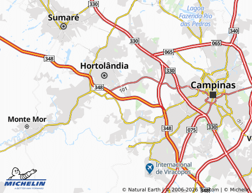 Mapa MICHELIN Jardim Adelaide - ViaMichelin