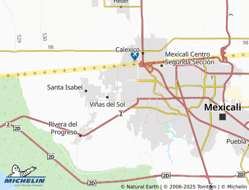 MICHELIN Nacionalista map - ViaMichelin