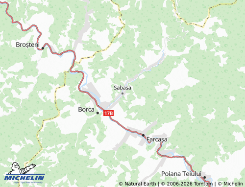 MICHELIN Sabasa map - ViaMichelin