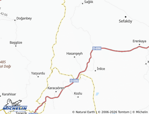 Mappa MICHELIN Hasanşeyh - ViaMichelin