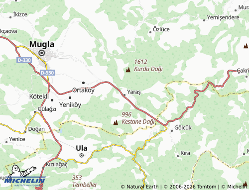 Mapa MICHELIN Yaraş - ViaMichelin