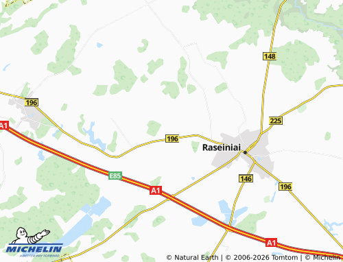 Mapa MICHELIN Slabada - ViaMichelin