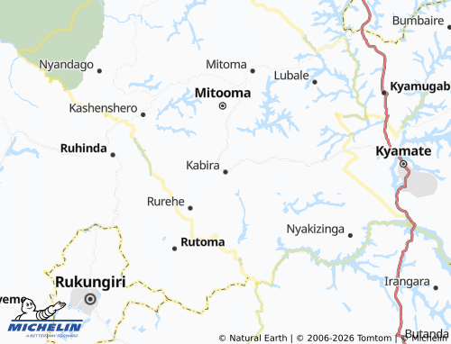 Mappa MICHELIN Kabira - ViaMichelin