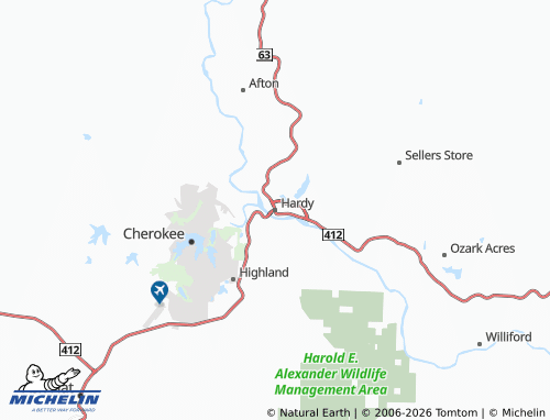 Carte MICHELIN Hardy - ViaMichelin