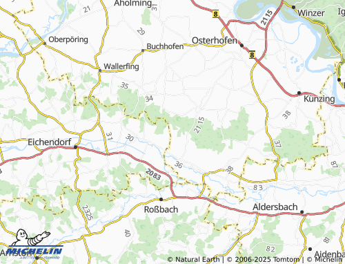 MICHELIN-Landkarte Holzhäuser - ViaMichelin