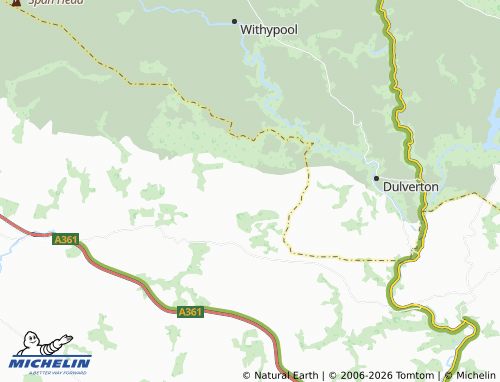 MICHELIN West Anstey map - ViaMichelin