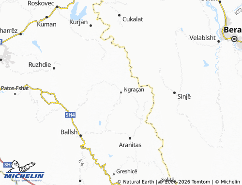 MICHELIN Ngraçan map - ViaMichelin