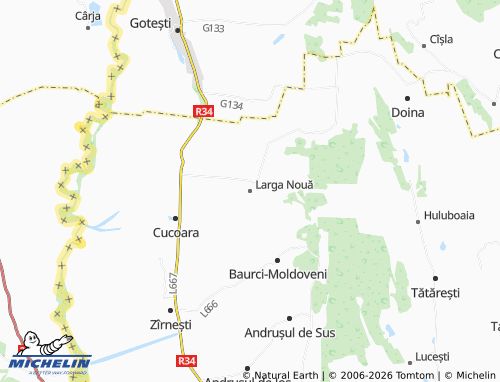 MICHELIN-Landkarte Larga Nouă - ViaMichelin