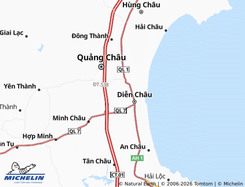 Mapa MICHELIN Diễn Hoa - ViaMichelin