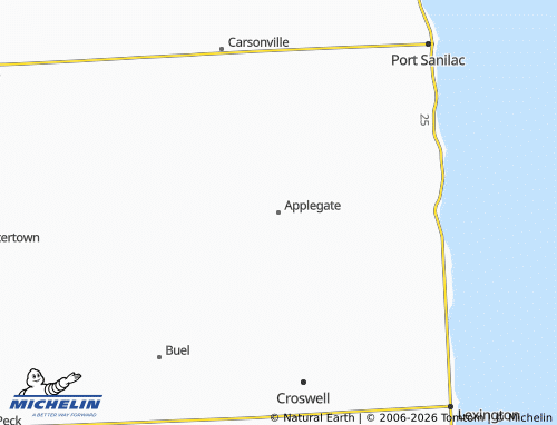 Mapa MICHELIN Applegate - ViaMichelin