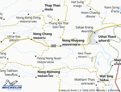 MICHELIN Nong Khayang map - ViaMichelin