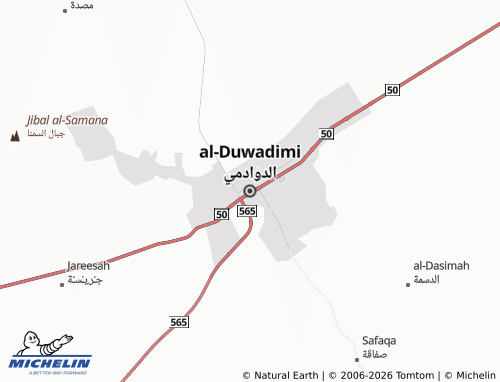 Mappa MICHELIN al-Duwadimi - ViaMichelin