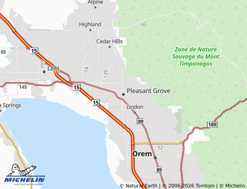 Mappa MICHELIN Pleasant Grove - ViaMichelin