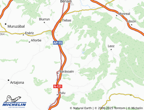 MICHELIN Olóriz map - ViaMichelin