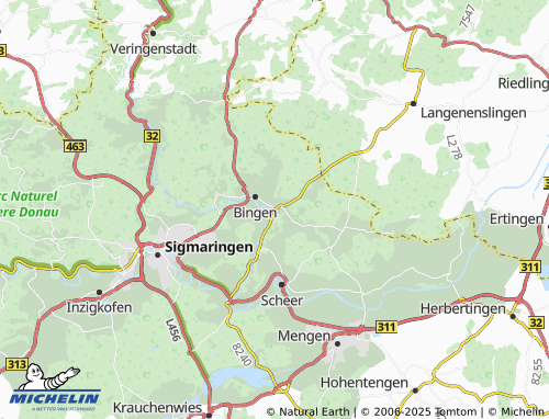 MICHELIN Hitzkofen map - ViaMichelin