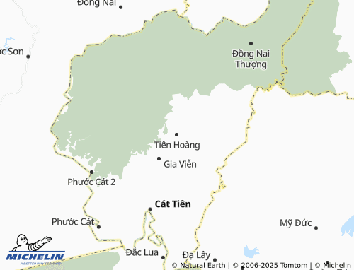 MICHELIN Tiên Hoàng map - ViaMichelin