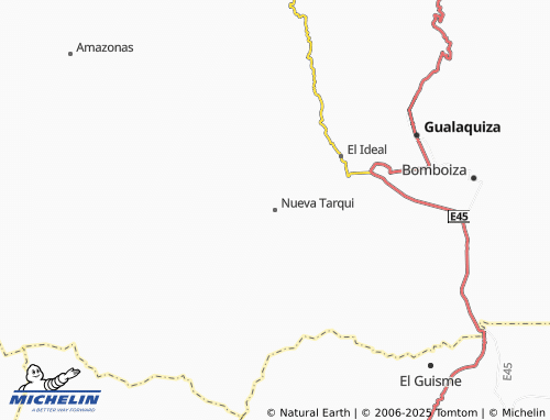 Carte MICHELIN Nueva Tarqui - ViaMichelin