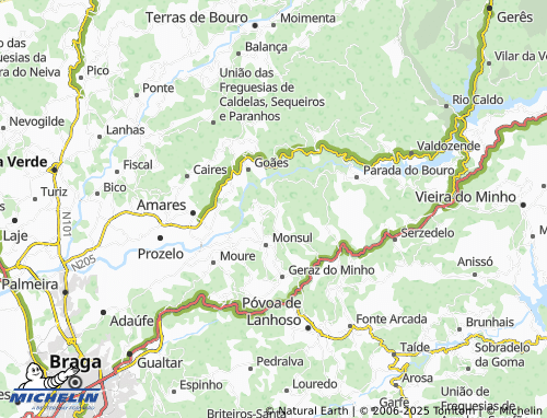 MICHELIN-Landkarte Carvalheira - ViaMichelin