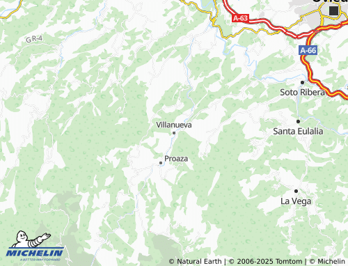 MICHELIN Villanueva map - ViaMichelin
