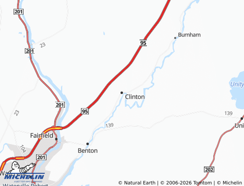 Mappa MICHELIN Clinton - ViaMichelin