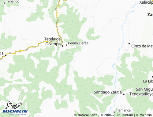 MICHELIN San José map - ViaMichelin