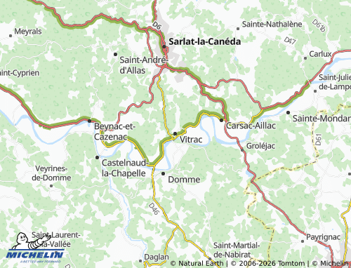 MICHELIN Vitrac map - ViaMichelin
