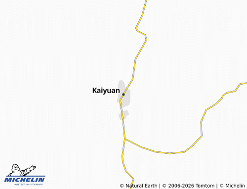 Mappa MICHELIN Kaiyuan - ViaMichelin