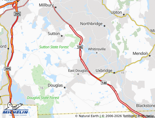 Carte MICHELIN South Sutton - ViaMichelin