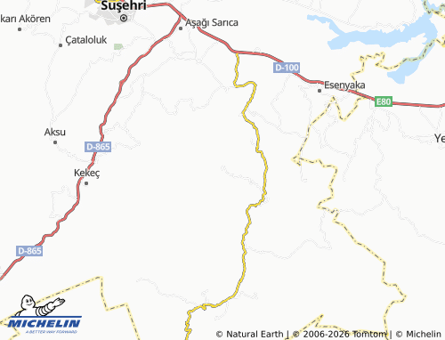 Mappa MICHELIN Kurugöl - ViaMichelin