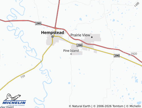 Mappa MICHELIN Pine Island - ViaMichelin