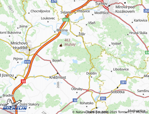 MICHELIN Zakopaná map - ViaMichelin